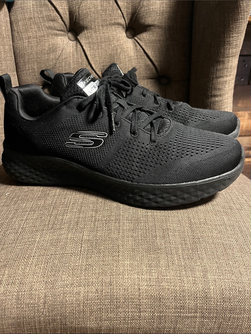 Skechers Lite Foam lace-up sneakers men's 12